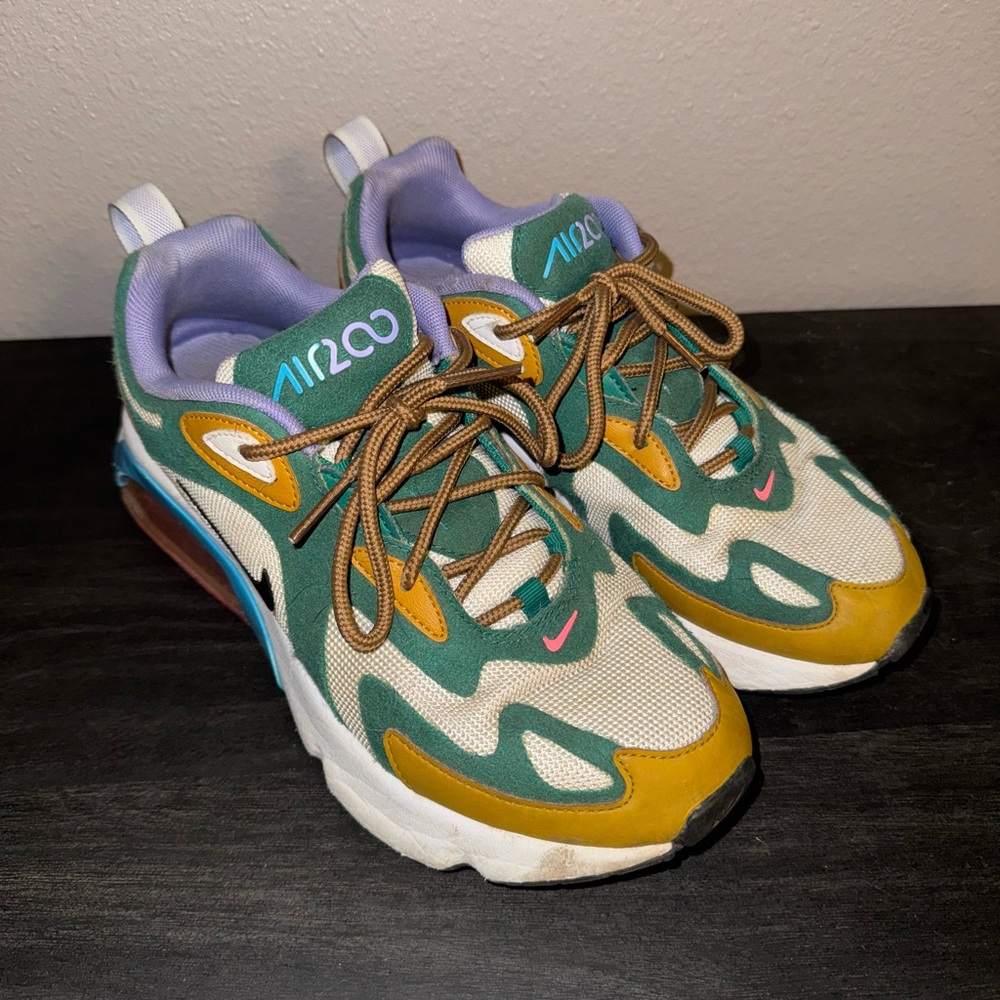 Nike Green and Yellow Chunky Sneakers